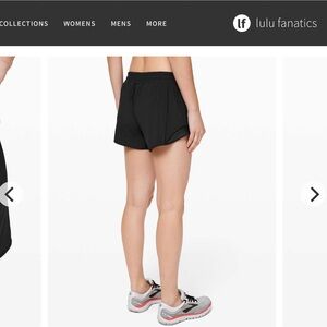 Lululemon Hotty Hot Short II *Long 4"
